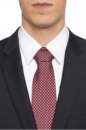 Patterned silk tie, zdjęcie 2 Patterned silk tie od Salvatore Ferragamo